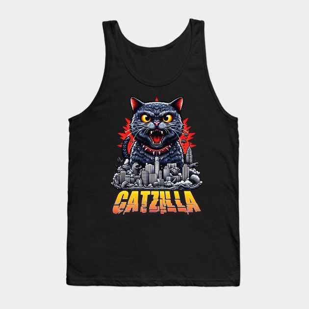 Catzilla S01 D54 Tank Top by Houerd